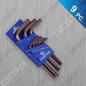 Bộ lục giác hệ inch (9 cây) Gestar 666-191