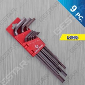 Bộ lục giác dài hệ mét (9 cây) Gesta 666-092
