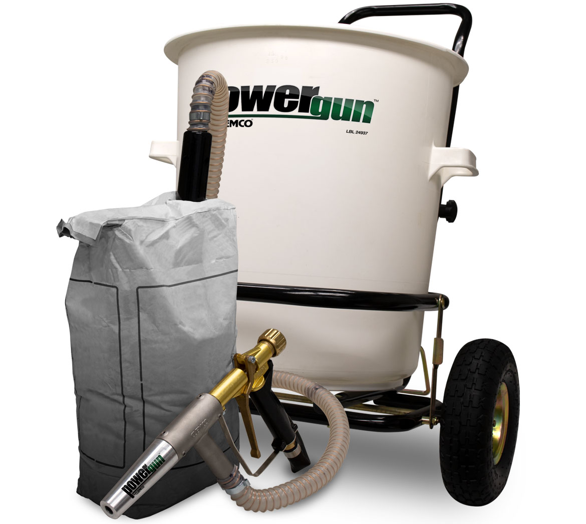 Máy phun vật liệu mài di động Clemco Powergun - Ảnh 2
