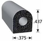 Gioăng cao su EPDM Trim-lok D-shaped 105 Series